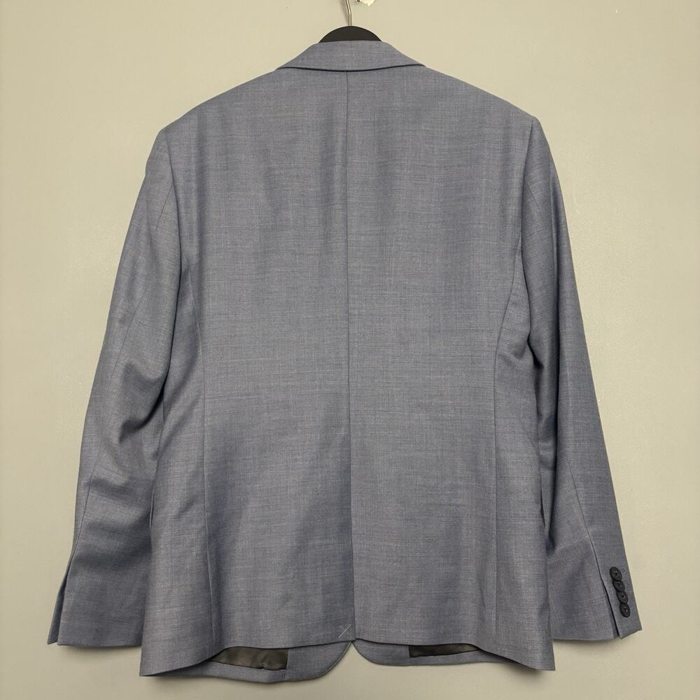 NWT EXPRESS Men’s 38S Blue Sports Jacket Blazer Suit Coat New Wool Blend - Picture 6 of 10